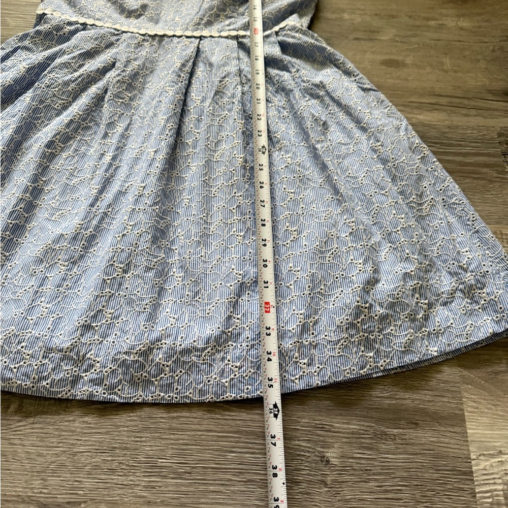 Lilly Pulitzer Light Blue Eyelet Halter Mini Dress - Picture 3 of 15